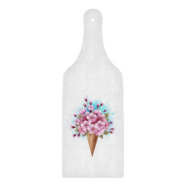 Rosa Sakura Ice Cream Waffle Cone (Framsidan)