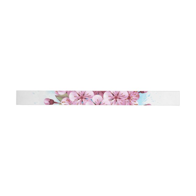 Rosa Sakura Ice Cream Waffle Cone Etikettband (Individuell)