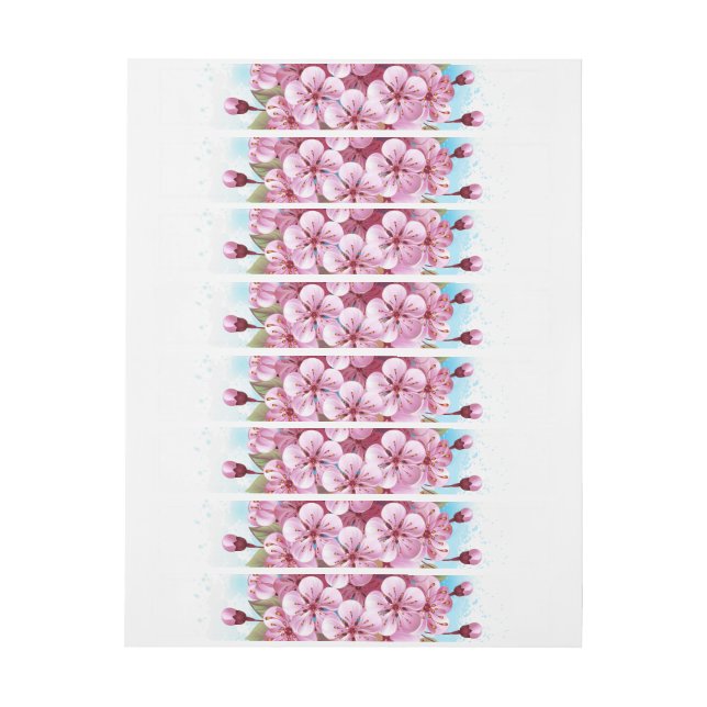 Rosa Sakura Ice Cream Waffle Cone Etikettband (Ark)