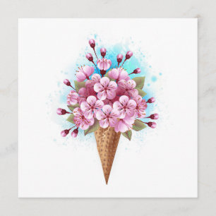 Rosa Sakura Ice Cream Waffle Cone Program