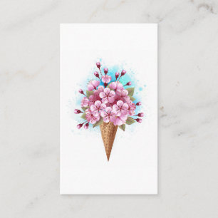 Rosa Sakura Ice Cream Waffle Cone Rabattkort