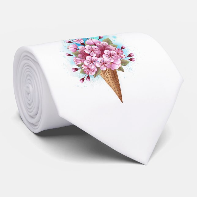 Rosa Sakura Ice Cream Waffle Cone Slips (Rullad)