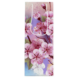 Rosa Sakura på målningsbakgrund