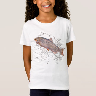 Rosa Salmon T-shirt för flickor