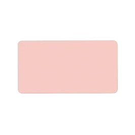 Rosa Salt Solid Färg Adressetikett
