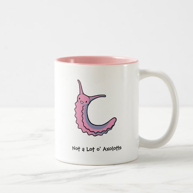 Rosa sammetmaskmugg Två-Tonad mugg (Höger)