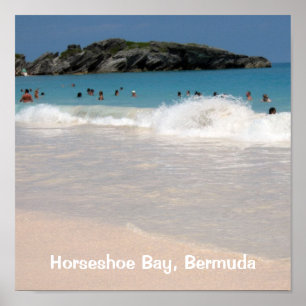 Rosa Sand Beach #1, Horseshoe Bay, Bermuda Poster
