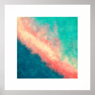 Rosa Sand Paradise (Zen Square) Poster