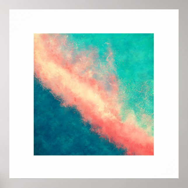 Rosa Sand Paradise (Zen Square) Poster (Framsidan)