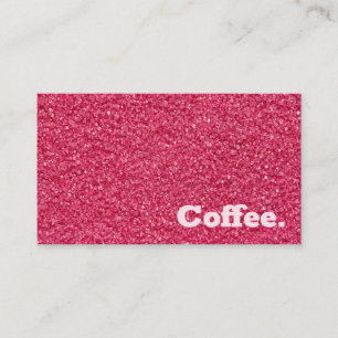Rosa Sand Simple Minimal Coffee Stil R Lojalitetskort