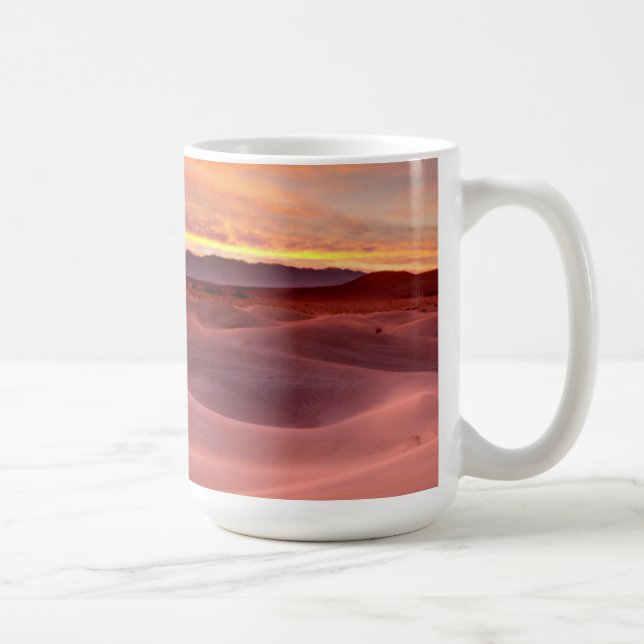 Rosa sanddyner, Death Valley, CA Kaffemugg (Höger)