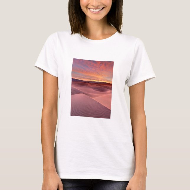 Rosa sanddyner, Dödsdalen, CA Tee (Framsida)