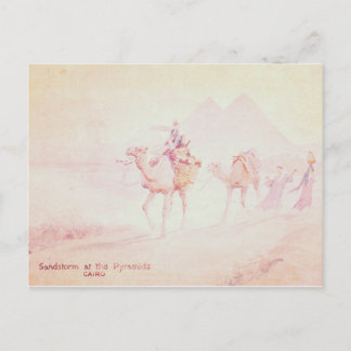 Rosa Sandstorm i Pyramids Vykort