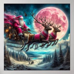 Rosa Santa Airborne Poster