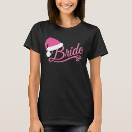 Rosa Santa Hat Bride T-shirt black