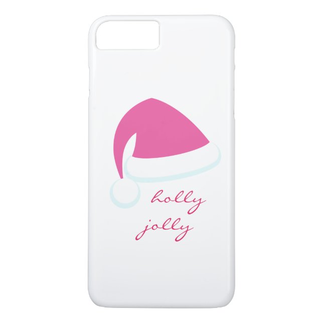 Rosa Santa Hat iPhone 7 Case-Mate iPhone Skal (Baksida)