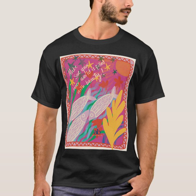 Rosa sardiner t shirt (Framsida)