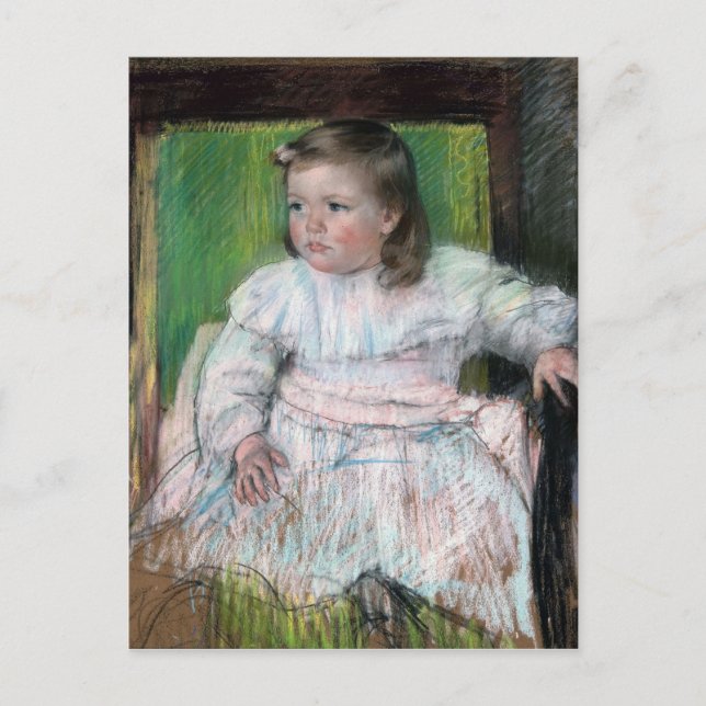 Rosa Sash, Mary Cassatt Vykort (Framsida)