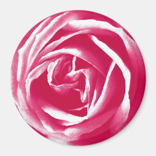 Rosa satatin ro print magnet
