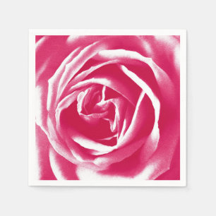 Rosa satatin ro print pappersservett