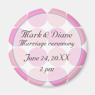 Rosa Save the Date Magnet