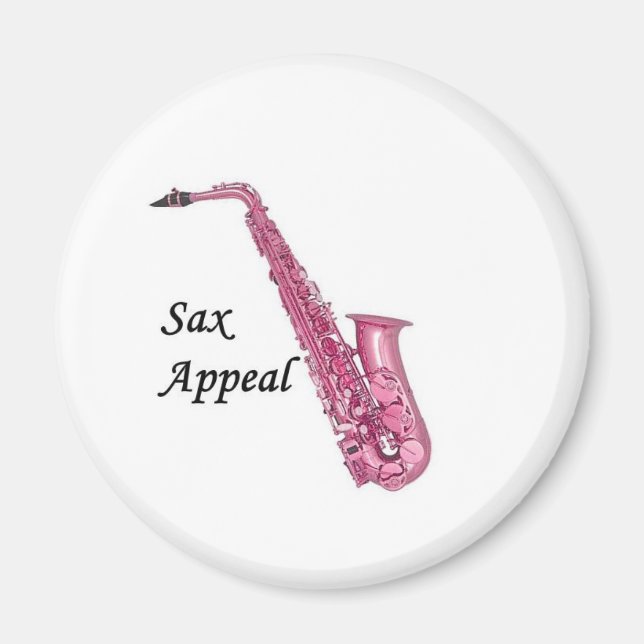 Rosa Sax Magnet (Framsidan)