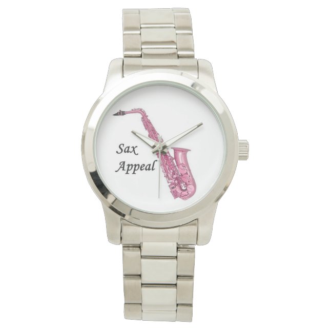 Rosa Sax Watch Armbandsur (Framsida)