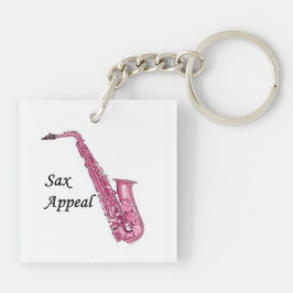 Rosa Saxophone Keychain