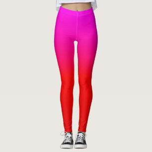 rosa, scarlet, rött, rosa leggings