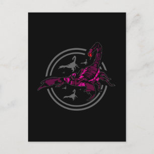 Rosa Scorpion Vykort