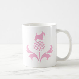 Rosa ScottieThistle Kaffemugg
