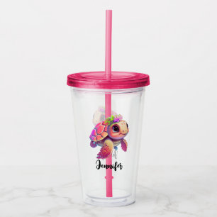 Rosa Sea Turtle Whimsical & Cute Take Away Mugg