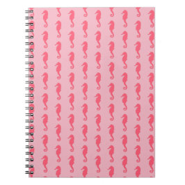 Rosa Seahorse Notebooks Anteckningsbok