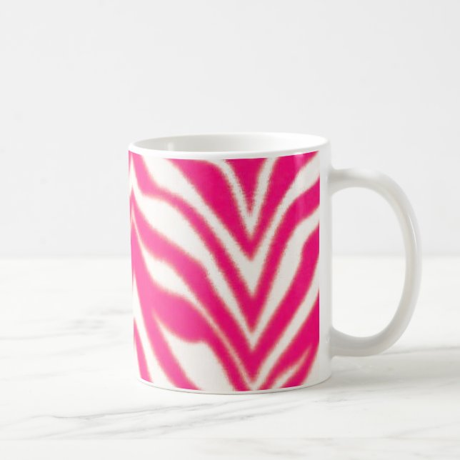 Rosa sebra kaffemugg (Höger)