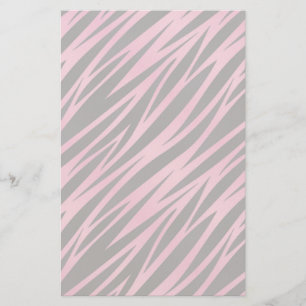 Rosa sebrarandbakgrund brevpapper