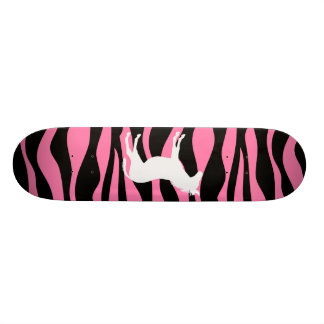 Rosa sebraSkateboard Skateboard Bräda 21,5 Cm