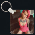 Rosa Seduction/MVR Keychain Nyckelring<br><div class="desc">MVR Rosa Lingerie Keychain</div>