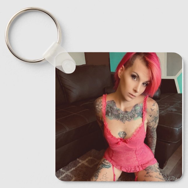 Rosa Seduction/MVR Keychain Nyckelring (Framsida)