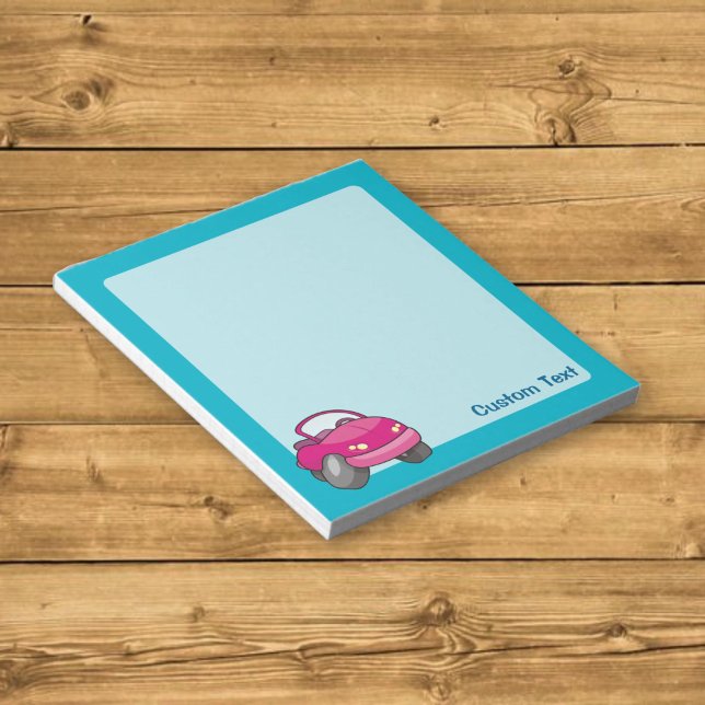 Rosa seriebil Notepad Anteckningsblock (Skapare uppladdad)