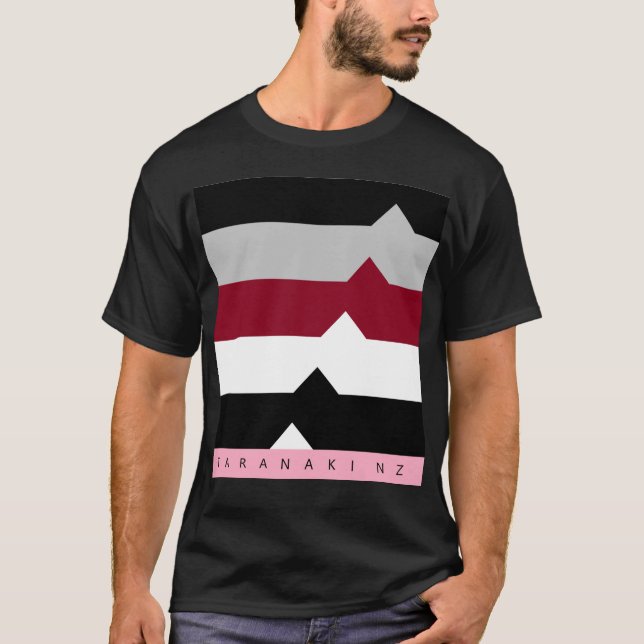 Rosa Series Taranaki NZ T-Shirt (Framsida)