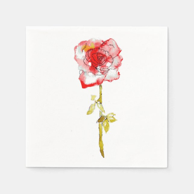 Rosa servett (Framsidan)