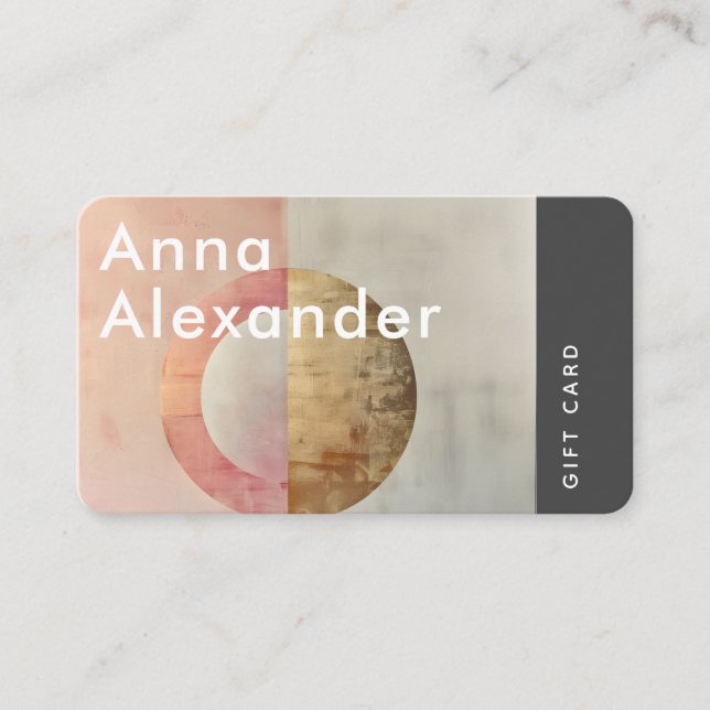 Rosa Service Design 7-grafikkort Visitkort (Framsida)