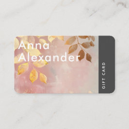 Rosa Service Design 9-grafikkort Visitkort