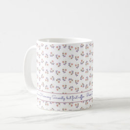 Rosa Shabby Chic Anpassad Satsning Söta Ärter Kaffemugg