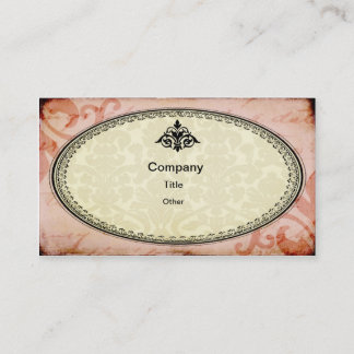 Rosa shabby chicvisitkort visitkort