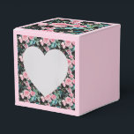 Rosa Shabby Ro Blommigt Tea Party Cake Favoritbox Presentaskar<br><div class="desc">Shabby chic Rosa Aqua Ro Blommigt Tea Party Cake Favor Boxes. Designad från en av mina vattenfärgsmålningar.</div>