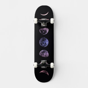 Rosa Shadow Måne Mini Skateboard Bräda 18,5 Cm