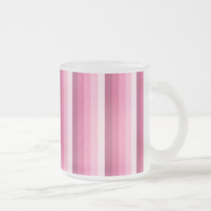 Rosa Shadow rand Frostad Glasmugg