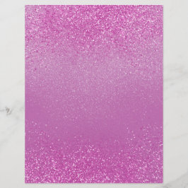 Rosa Shimmer Glitter Dust Skrapbook Papper