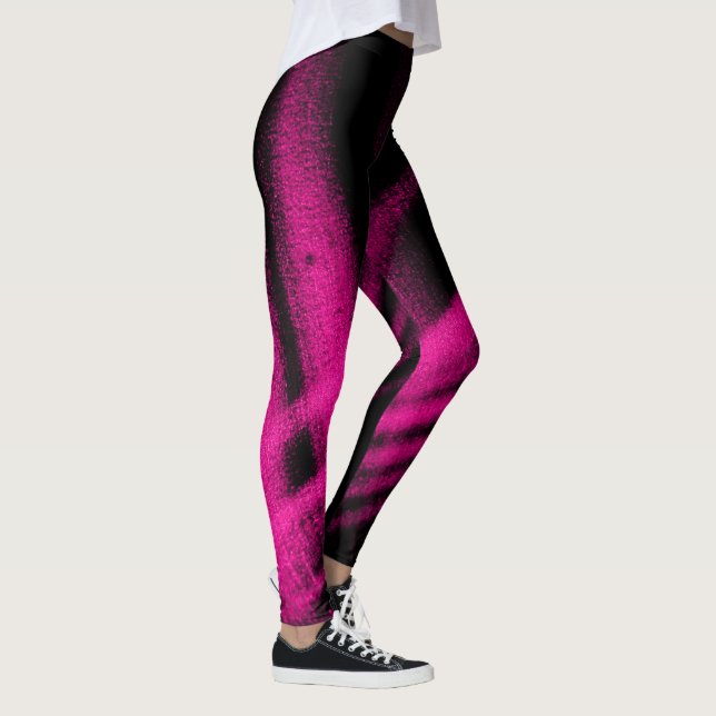 Rosa Shimmer Prated Dam Leggings (Höger)